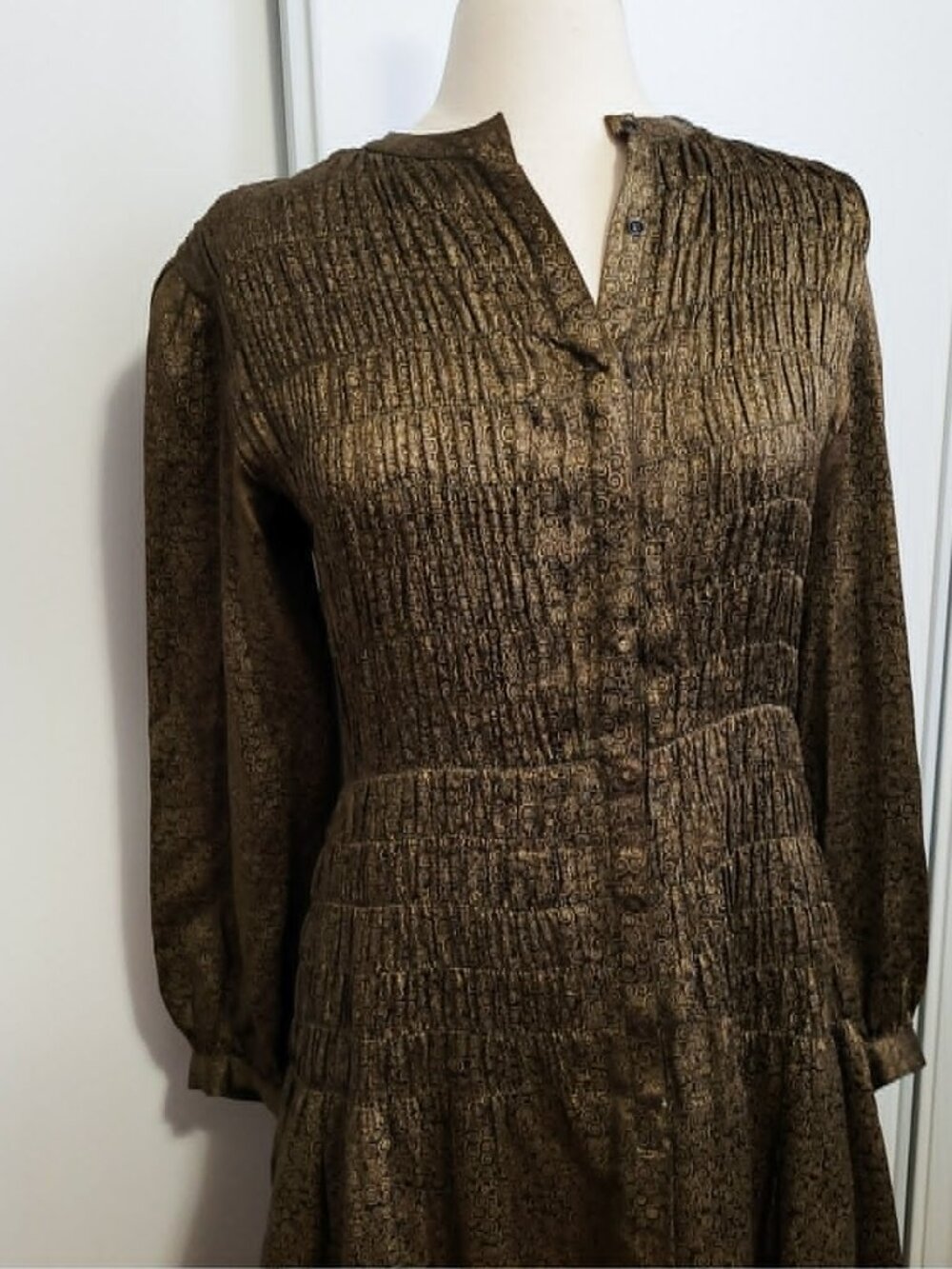 Vintage Giorgio Armani Bronze Dress